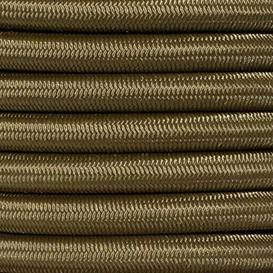 Picture of PARACORD PLANET Bungee Nylon Shock Cord 2.5mm 1/32", 1/16", 3/16", 5/16", 1/8?, 3/8", 5/8", 1/4", 1/2 inch Crafting Stretch String 10 25 50 & 100 Foot Lengths Made in USA