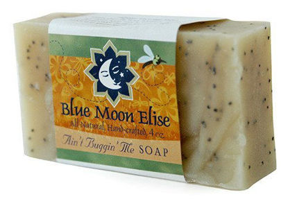 Picture of BlueMoonElise Ain't Buggin Me Citronella Soap - Natural Handmade Soap Made with Pure Citronella, Eucalyptus and Lemongrass Essential Oils - A Must-have for Camping and Outdoor Activities