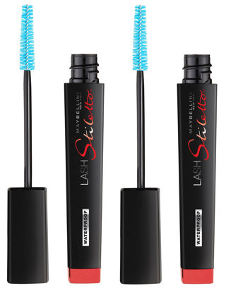 Picture of Maybelline New York Lash Stiletto Ultimate Length Waterproof Mascara Makeup, Very Black, 2 Count