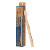 Picture of Brush with Bamboo Toothbrush with Plant-Based Bristles, Organic Bamboo, BPA-Free, Eco-Friendly, 100% Biobased, Soft Bristles, Zero Waste, Dental Care Product - 4 Pack