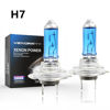 Picture of VEXONEYE H7 Halogen Headlight Bulb 12V 55w White 5000K Fog Light Bulbs 12972 64210 Super Bright Headlamp
