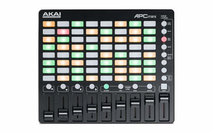 Picture of AKAI Professional APC Mini | Portable USB MIDI Controller For Ableton Live With 64-Clip Buttons and MIDI Mixer for Music Production and Performance