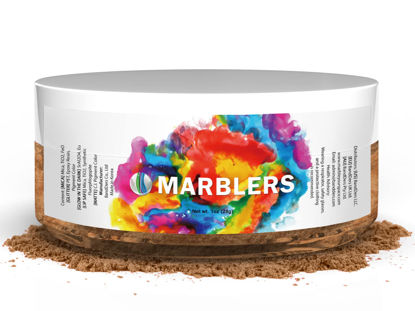 Picture of MARBLERS Cosmetic Grade Mica Powder Colorant [Bronze] 1oz (28g) Metallic Pigment Dye | Sparkle, Luster, Pearl | Festival, Party Makeup | Nail, Eyeshadow | Resin, Soap | Non- Toxic, Vegan