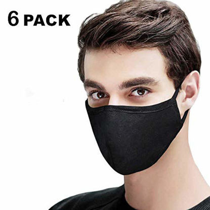 Picture of 6 Pack Cotton protector, Anti Dust Air Pollution protector, Unisex, Washable, Reusable Cloth protector for Cycling Camping Travel