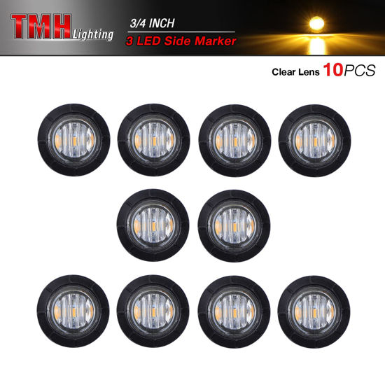 thumbnail image 2 of Hopkins Towing Solutions 3/4 In. 12V Round LED Clearance/Side Marker Light With Rubber Grommet, Red At Tractor Supply Co 2 of 12