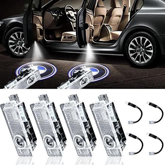 GetUSCart- LED Car Door Logo Light Projector Courtesy Laser Welcome Lights  Ghost Shadow Light Compatible with Accessories X1 X3 X4 X6 1 3 4 5 6 7 Z GT  Series(4Pack)