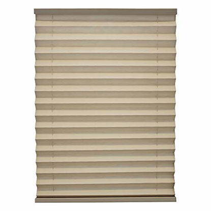Picture of RecPro RV Blinds Pleated Shades | Cappuccino | RV Window Shades | Camper | Trailer (14" W x 24" L)