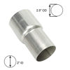 Picture of 2" ID to 2.5" OD Exhaust Pipe to Component Adapter Reducer