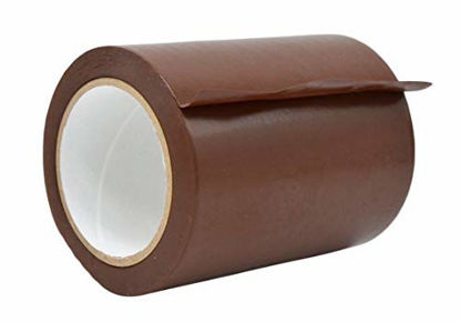 Picture of WOD VTC365 Brown Vinyl Pinstriping Tape, 6 inch x 36 yds. for School Gym Marking Floor, Crafting, & Stripping Arcade1Up, Vehicles and More