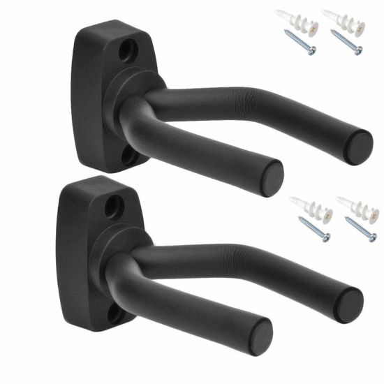 GetUSCart 2PACK Guitar Hanger Hook Holder Wall Mount Display, w/Hardware