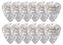 Picture of Fender Premium Celluloid 351 Shape Picks, Medium, White Moto - 12 Pack