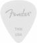 Picture of Fender 351 Shape, Thin White Guitar Pick (6)