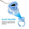 Picture of Glue Rings INFILILA Glue Rings for Eyelash Extensions 100PCS Disposable Rings For Lashes Lovely Heart Shape Lash Fan Blossom Glue Cups Lash Extension Supplies Lash Supplies for Eyelash Extensions