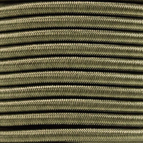 Picture of PARACORD PLANET Bungee Nylon Shock Cord 2.5mm 1/32", 1/16", 3/16", 5/16", 1/8?, 3/8", 5/8", 1/4", 1/2 inch Crafting Stretch String 10 25 50 & 100 Foot Lengths Made in USA