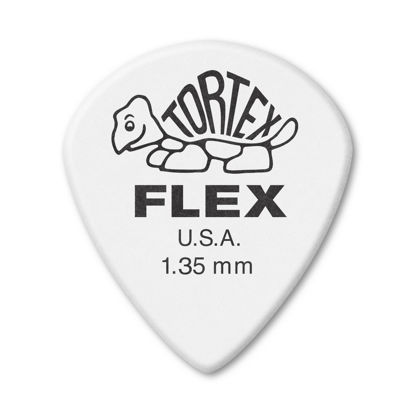 Picture of Jim Dunlop Tortex Flex Jazz III XL 1.35mm 72 Pack Guitar Picks (466R1.35)