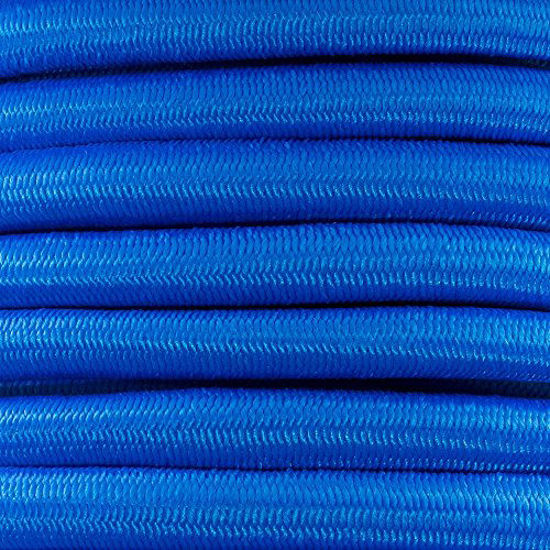 Picture of PARACORD PLANET Bungee Nylon Shock Cord 2.5mm 1/32", 1/16", 3/16", 5/16", 1/8?, 3/8", 5/8", 1/4", 1/2 inch Crafting Stretch String 10 25 50 & 100 Foot Lengths Made in USA