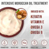 Picture of Moroccan Argan Oil Hair Mask with Keratin - Hair Treatment for Repair, Hydrating & Beauty - Vitamin Complex for All Hair Types - Moroccan Oil Hair Mask with Omega 3, 9, Vitamin E - Protein Nourishment Masque