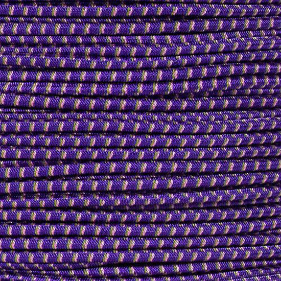 Picture of PARACORD PLANET Bungee Nylon Shock Cord 2.5mm 1/32", 1/16", 3/16", 5/16", 1/8”, 3/8", 5/8", 1/4", 1/2 inch Crafting Stretch String 10 25 50 & 100 Foot Lengths Made in USA