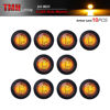 Picture of 10 Pcs TMH 3/4 Inch Mount Amber LED Clearance Marker lights side marker lights led marker lights led trailer marker lights trailer marker light