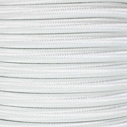 Picture of PARACORD PLANET Bungee Nylon Shock Cord 2.5mm 1/32", 1/16", 3/16", 5/16", 1/8?, 3/8", 5/8", 1/4", 1/2 inch Crafting Stretch String 10 25 50 & 100 Foot Lengths Made in USA