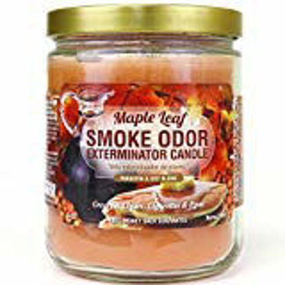 Picture of Smoke Odor Exterminator 13 oz Jar Candles Maple Leaf, (3)