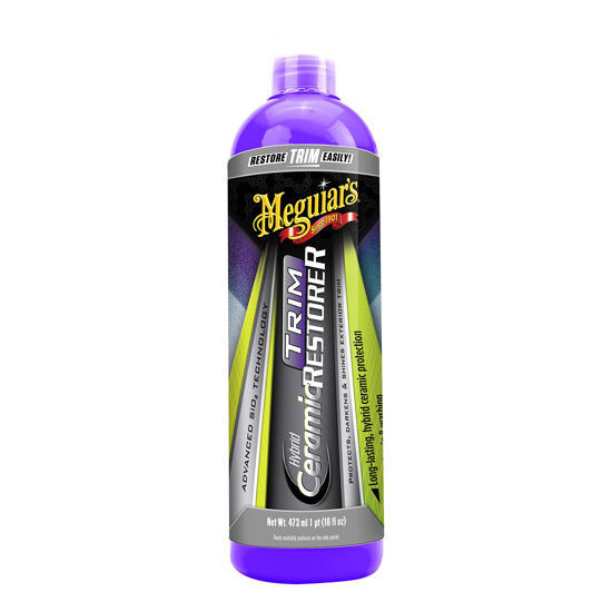 Picture of Meguiar's Hybrid Ceramic Trim Restorer, Car Trim Plastic Restorer, 16 Oz Bottle