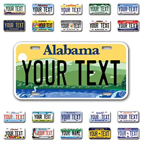 Custom car tag plates deals