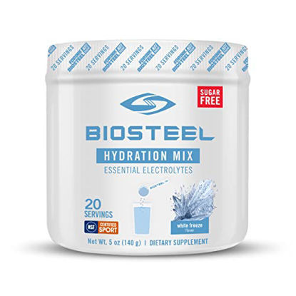 Picture of BioSteel Hydration Mix, Sugar-Free with Essential Electrolytes, White Freeze, 20 Servings
