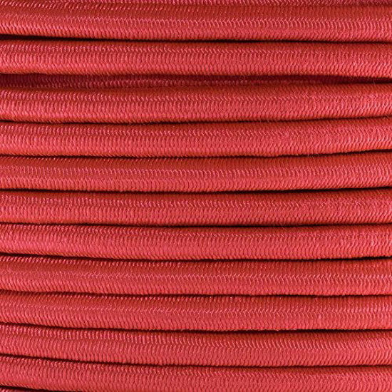 Picture of PARACORD PLANET Bungee Nylon Shock Cord 2.5mm 1/32", 1/16", 3/16", 5/16", 1/8?, 3/8", 5/8", 1/4", 1/2 inch Crafting Stretch String 10 25 50 & 100 Foot Lengths Made in USA