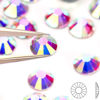 Picture of Hotfix Rhinestones Flatback Rhinestones for Crafts Glass AB Rhinestones Round Crystals Gems for Clothes Shoes Bag DIY Decoration (SS30/6MM/288pcs)