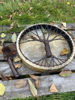 Picture of QNQA Shaman Drum, Tree of Life Decoration Design, Handmade Shamanic Drum, Symbol of the Siberian Drum Spirit Music,Leather + Wood, QNQA-4