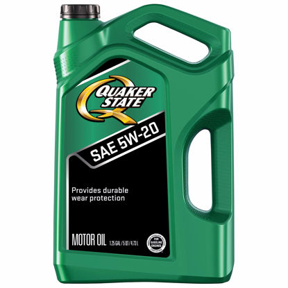 Picture of Quaker State 550044965 Motor Oil, Synthetic Blend 5W-20 (5-Quart, Single Pack)