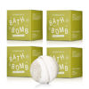 Picture of Old Whaling Co Seaweed and Sea Salt Bath Bomb - Set of 4 - Handmade Bath Soak with Epsom Salts - Cleansing, Soothing and Moisturizing Fizz - Sea Spray, Bergamot and Sand Jasmine Scent, 8 oz