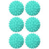 Picture of S&T INC. Reusable Laundry Dryer Balls, Soften and Fluff Laundry, Blue, 2.5 in, 6 Pack
