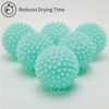 Picture of S&T INC. Reusable Laundry Dryer Balls, Soften and Fluff Laundry, Blue, 2.5 in, 6 Pack