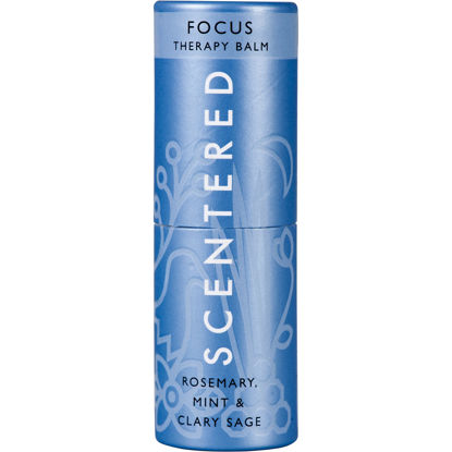Picture of Scentered Focus Aromatherapy Essential Oils Balm Stick - for Concentration, Alertness & Clarity - All-Natural Blend of Peppermint, Cedarwood, Rosemary