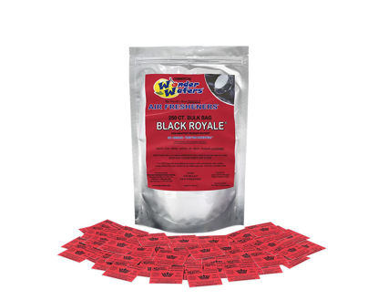 Picture of Wonder Wafers 250 Count Unwrapped Automobile Professional Use Air Fresheners Car and Truck Detail (Black Royale)