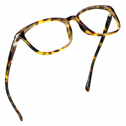 Picture of LifeArt Blue Light Blocking Glasses, Anti Eyestrain, Computer Reading Glasses, Gaming Glasses, TV Glasses for Women Men, Anti Glare (Brown Tortoise, +0.75 Magnification)