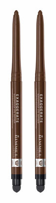 Picture of Rimmel London exaggerate auto waterproof eye definer, rich brown, 2 Count