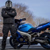 Picture of HWK Motorcycle Pants for Men with Weatherproof Cordura Textile Fabric for Enduro Motocross Motorbike Riding and Armor for Impact Protection, Dual Sport Motorcycle Pants with 32"-34" Waist, 30" Inseam