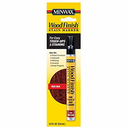Picture of Minwax 63483000 Wood Finish Stain Marker, Red Oak
