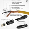Picture of Balanced XLR Cable Male to Female - 20 Feet Yellow - Pro 3-Pin Microphone Connector for Powered Speakers, Audio Interface or Mixer for Live Performance & Recording