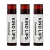 Picture of Kind Lips Lip Balm, Nourishing Soothing Lip Moisturizer for Dry Cracked Chapped Lips, Made in Usa With 100% Natural USDA Organic Ingredients, Unscented Flavor, Pack of 3