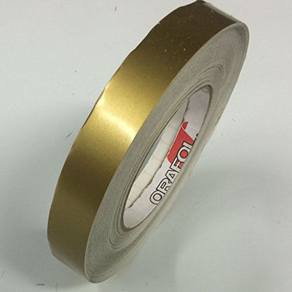 Picture of ORACAL Vinyl Striping Tape 651 - Pinstripes, Decals, Stickers, Striping - 8 inch x 150ft. roll - Gold