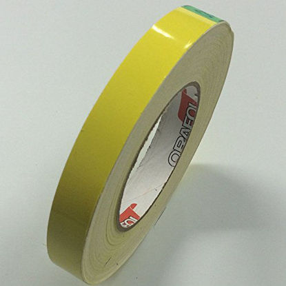 Picture of ORACAL Vinyl Striping Tape 651 - Pinstripes, Decals, Stickers, Striping - 8 inch x 150ft. roll - Light yellow