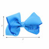 Picture of 3 Inch Grosgrain Bow for Little Girls- Set of 2 (Blue)
