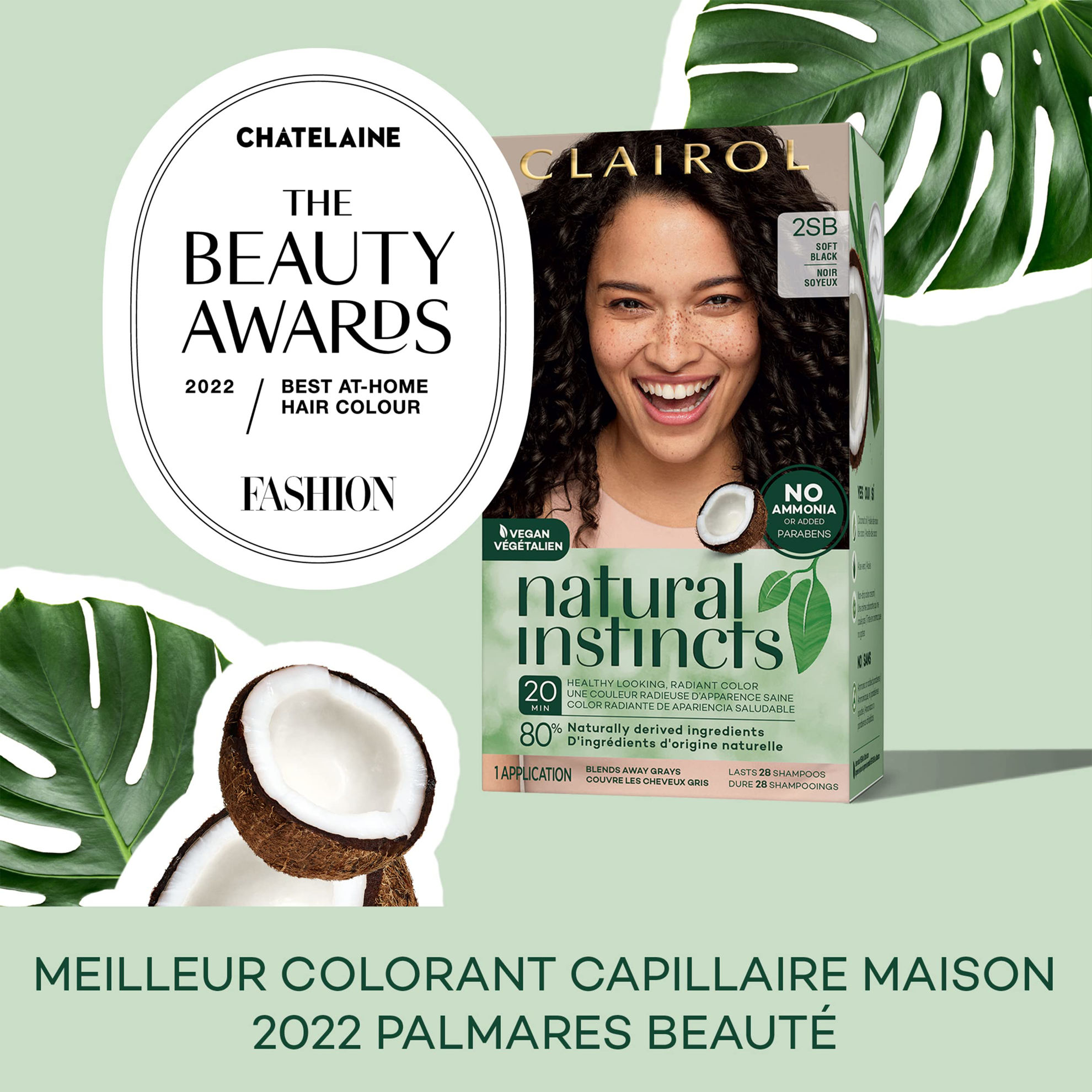 GetUSCart Clairol Natural Instincts DemiPermanent Hair Dye, 5C Brass