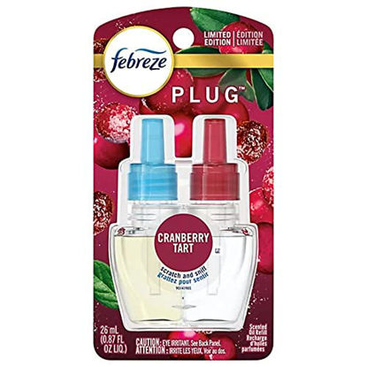 Picture of Febreze Plug Air Freshener Scented Oil Refill, Fresh-Twist Cranberry (4)