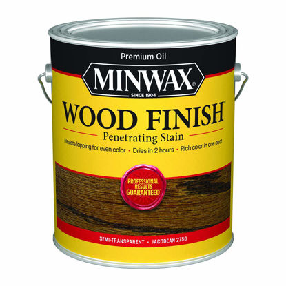 Picture of Minwax 71014000 Finish Penetrating Interior Wood Stain, 1 Gallon (Pack of 1), Jacobean