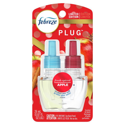 Picture of Febreze Plug Scented Oil Refill, Fresh-Pressed Apple, 1 count